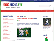Tablet Screenshot of ene-mene-fit.de